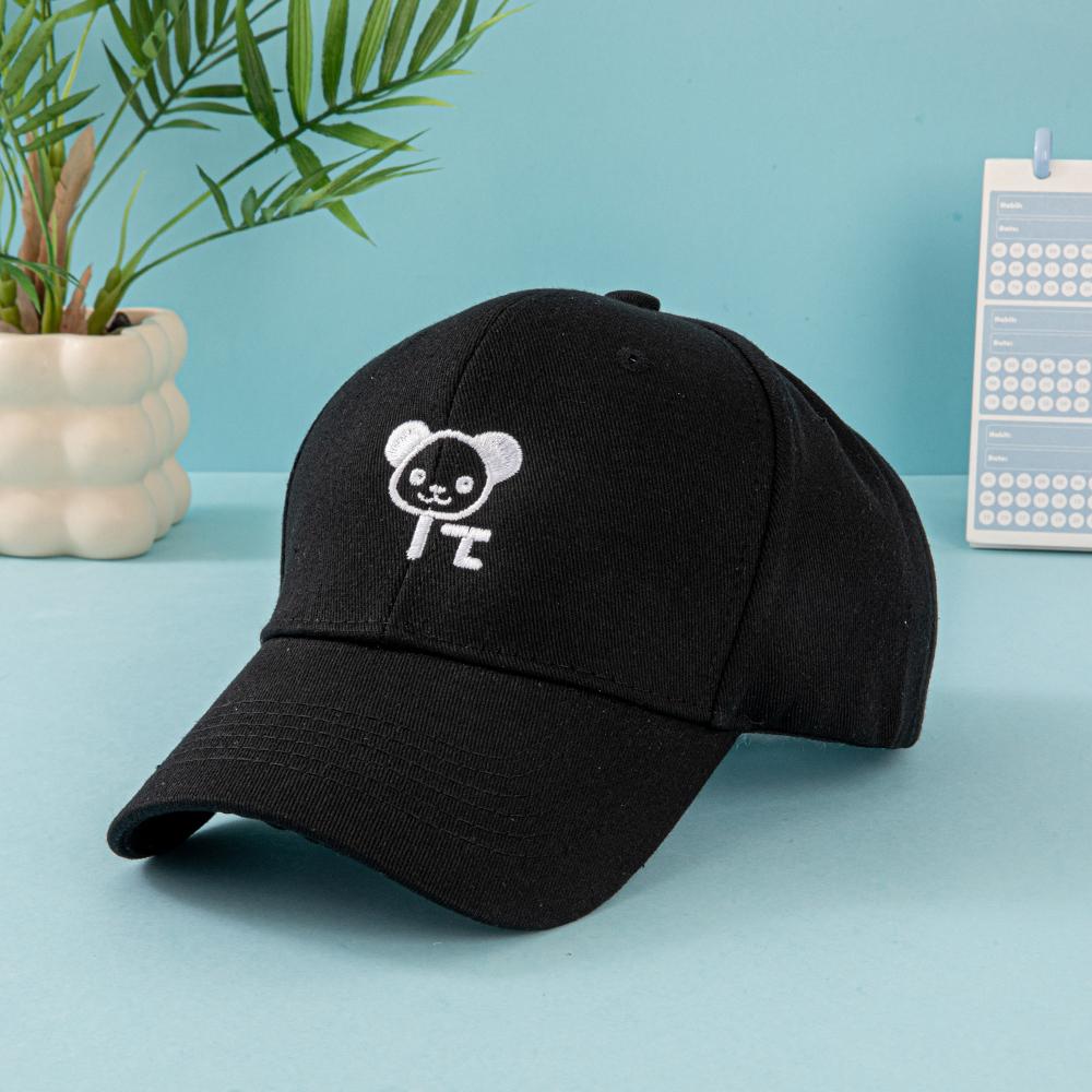 

Baseball Cap - For Men And Women Adjustable Cotton Hat For Street Style Style & Daily Look Kawaii Panda Embroidered Adjustable