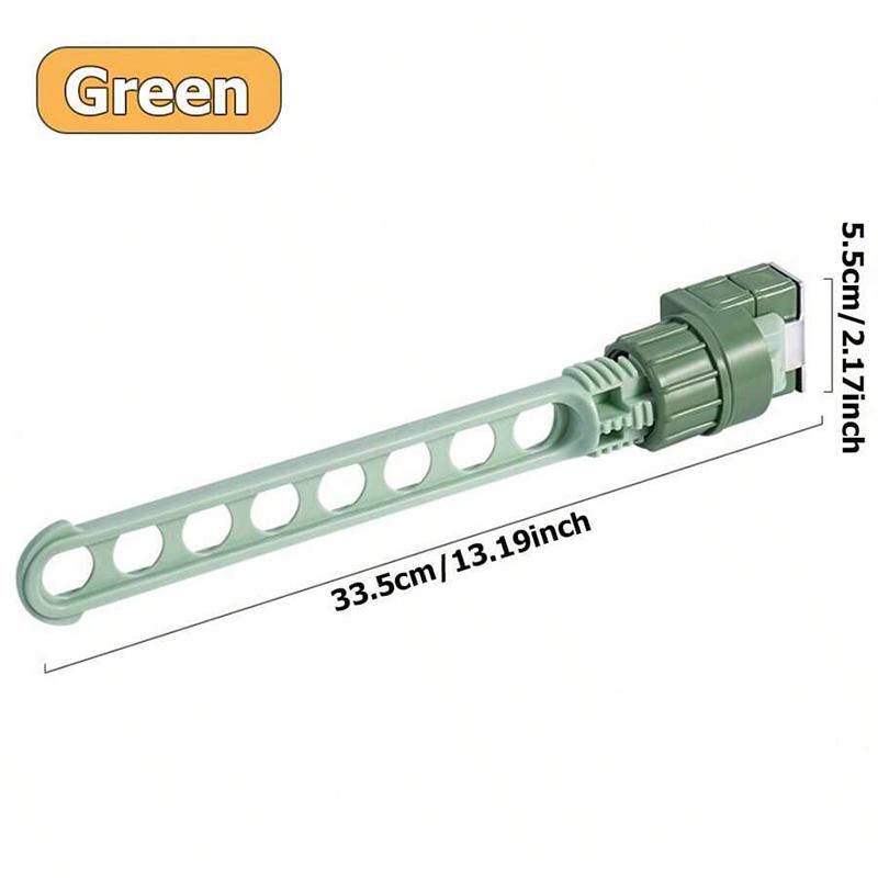 5/8pcs Hangers 8Holes Clothesline Plastic Hanger Non-slip Stainless Steel Pants Clip Portable Household Essentials Dormitory TMZ