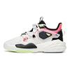 Anta Dominator Non-Slip Durable Mid-Top Skate Shoes Women Skate Shoes White Black Pink 122128084-1