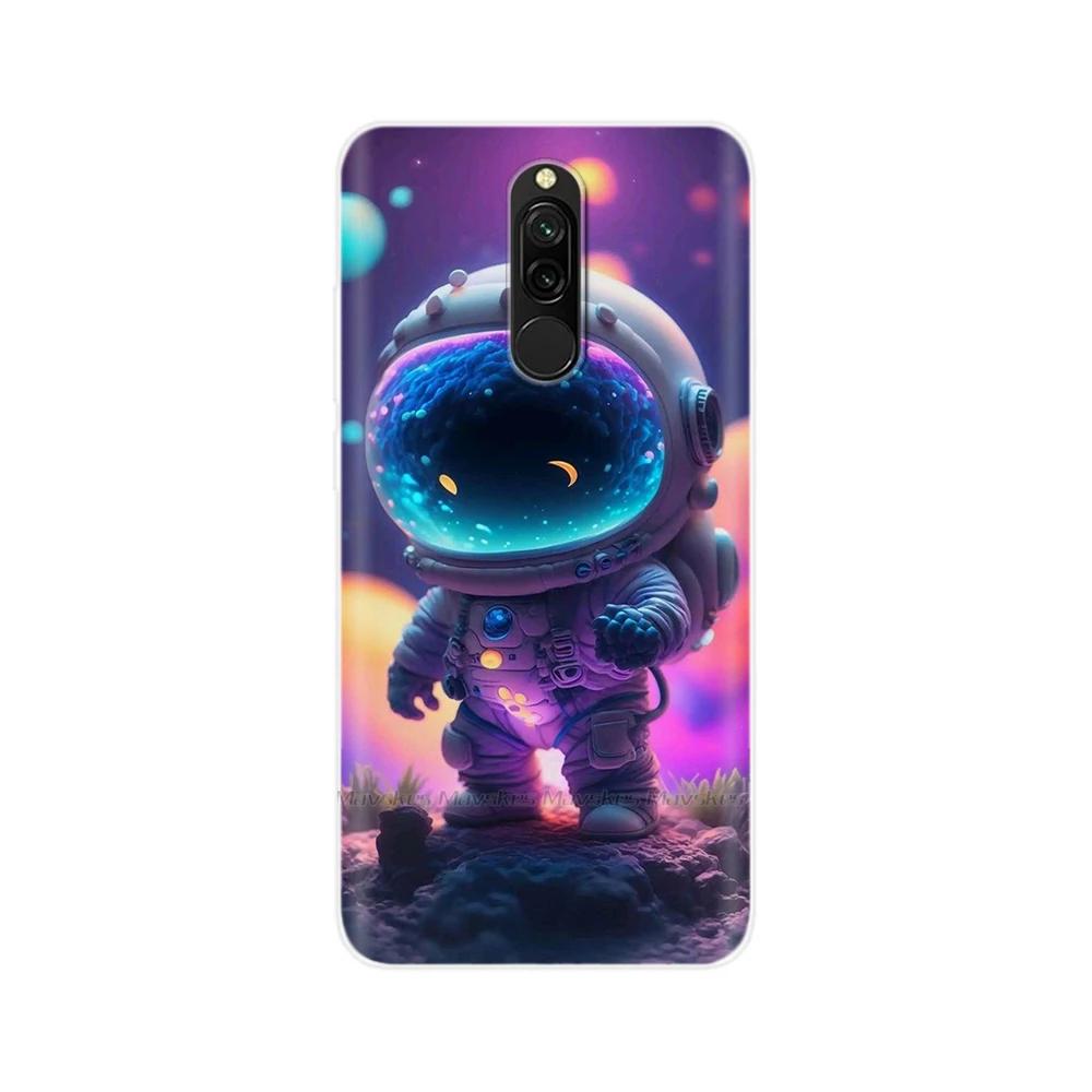 For Redmi 8 8A Pro Case TPU Silicone Shockproof Cat Phone Cover For Redmi 8 8A 7 7A redmi7 Transparent Funda Printing Soft Coque