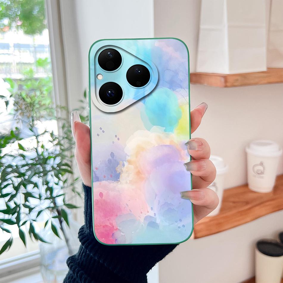 

For Huawei Pura 80 Pro Plus Ultra 5G Phone Case Simple Design Cute Shell For Huawei Pura80 Full Protection Shockproof Soft Funda Pura 80 Pro