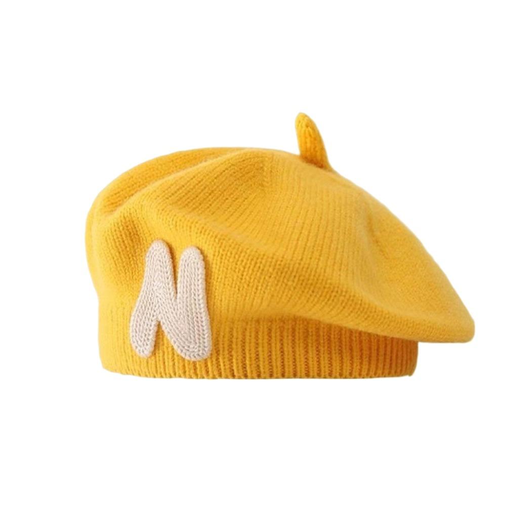 

Soft Children Beanies Knitted Kids Cap Baby Wear Children Cap жовтий