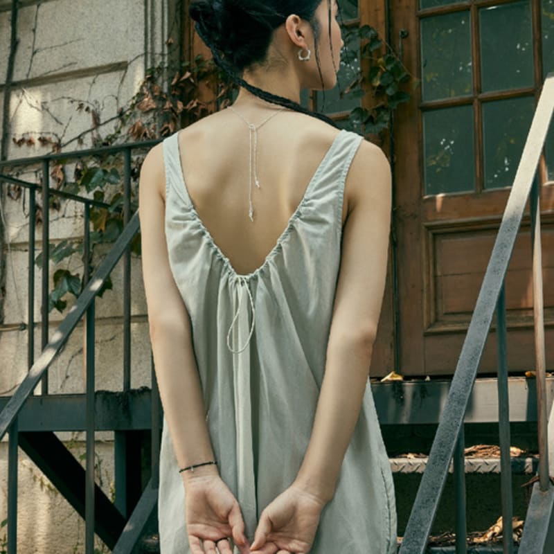 metamic Star-Lights Beads Necklace (Clear)