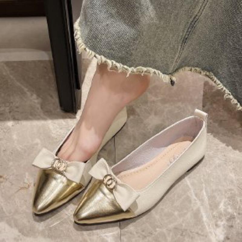 Fashion 2025 New Ladies Shoes Shallow Women's Flats Fashion Belt Buckle Hot Sale Daily Plus Size Best Seller Comfortable Flat Low Heels