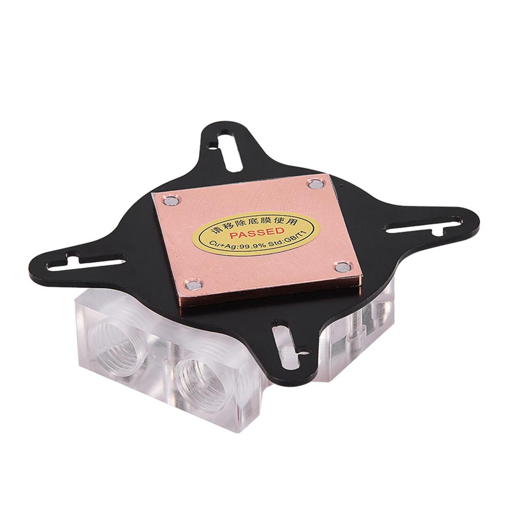 Computer PC GPU Universal Water Cooling Block Waterblock Liquid Cooler 40MM Copper Base