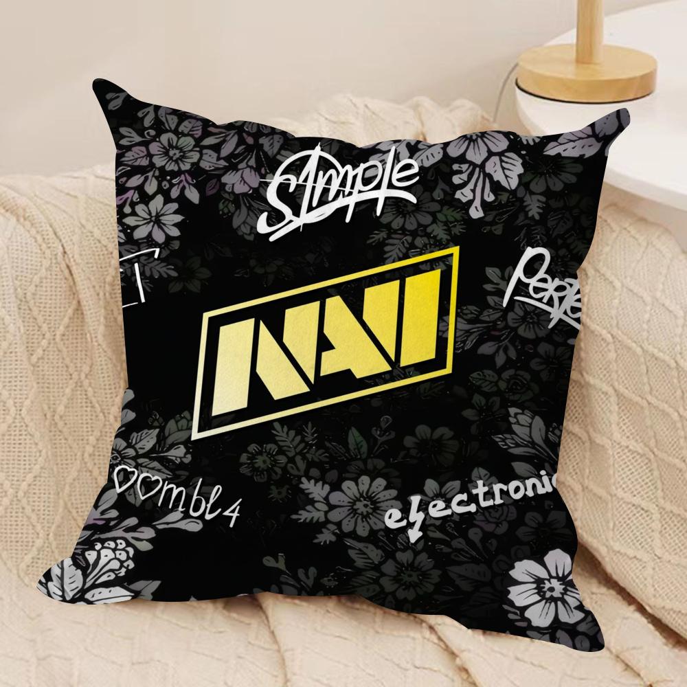 Team NNavi cool Cushion Cover Short plush Doublesided Print Square Throw Pillow Covers Sofa Home Cushion Decor