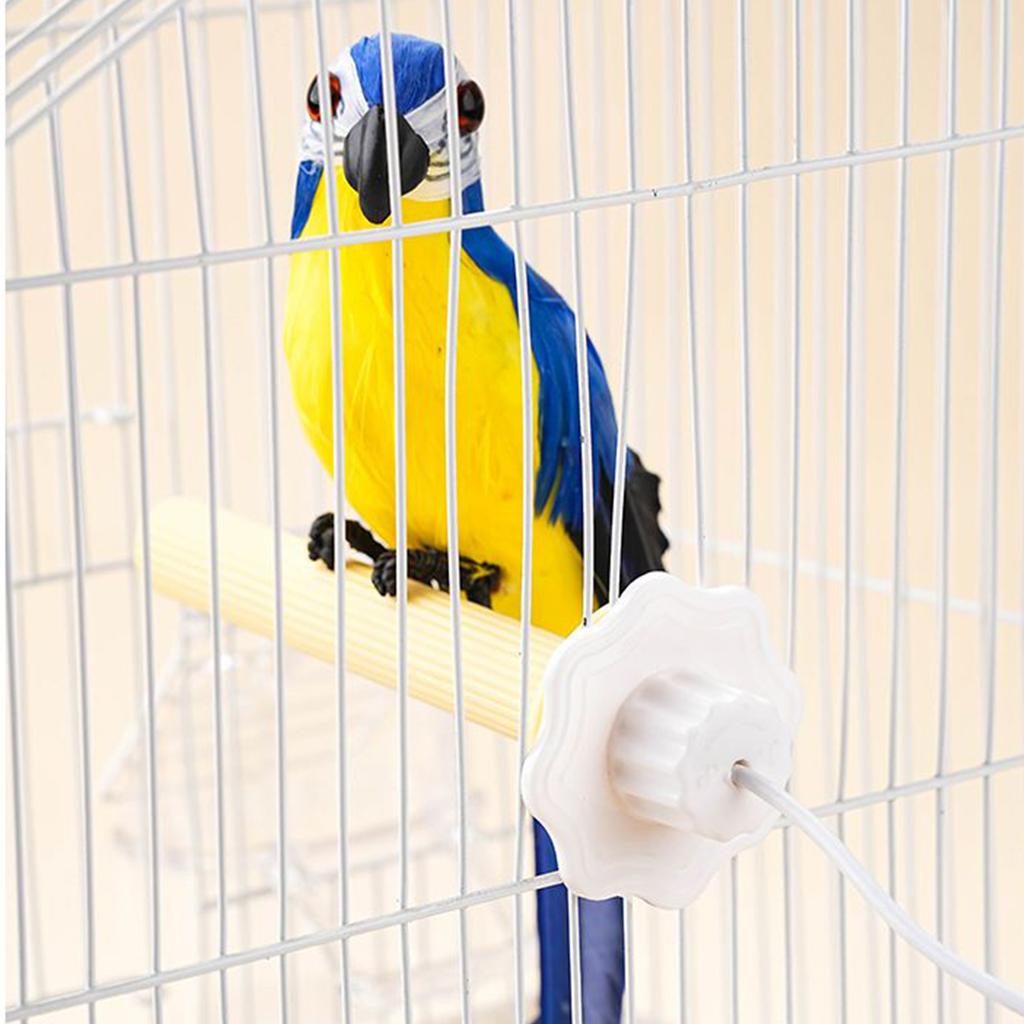 Bird Cage Heater Standing Pole USB Heated Bird Perch For Small Medium Parrot Peony Parakeet Cold Weather Indoor