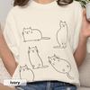 Cute Kitten Comfort Colors Shirt, Cat Meme Shirt, Cat Shirt, Doodle Cat Shirt, Funny Cat Shirt, Cat Lover Gift