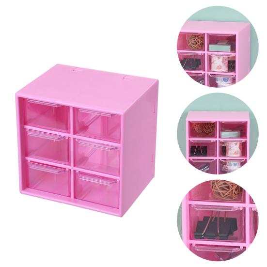 Úložný box Velkokapacitní prostorově úsporný PP zásuvkový typ Organizér pro stolní pero Makeup Box pro domácnost