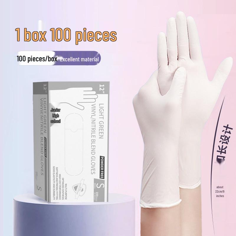 Mao Sheng Durable PVC Latex Rubber Gloves for Kitchen, Dishwashing, Baking, Catering, and Housework