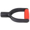 Shovel D Grip Handle 32mm Inner Diameter Silicone Grip Reinforcement Snow Shovel Handle Replacement for Digging Raking
