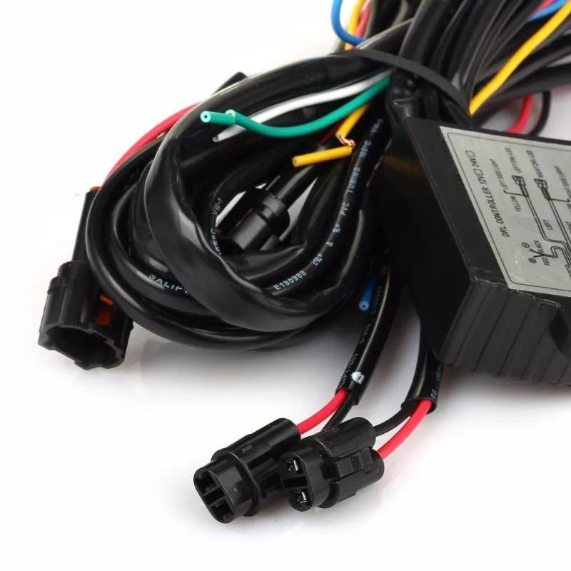 LED Daytime Running Light Control Line Group Light Reduction Flash Explosion Delay Turn Off Controller Daytime Strobe Controller