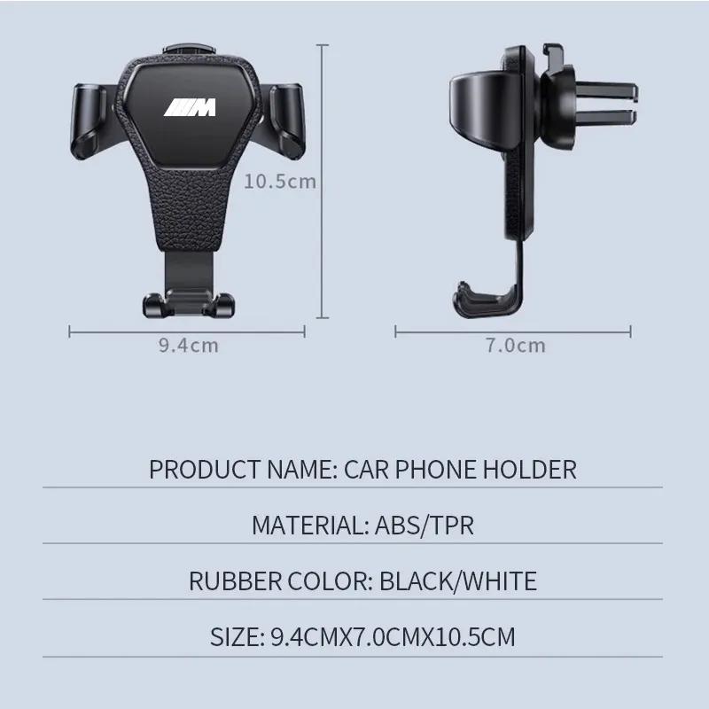 Gravity Car Phone Holder Air Vent Mount Cell Phone Holder For BMW M M3 M5 M6 X3 E46 E90 F30 G20 E36 E34 X6 G20 Accessory
