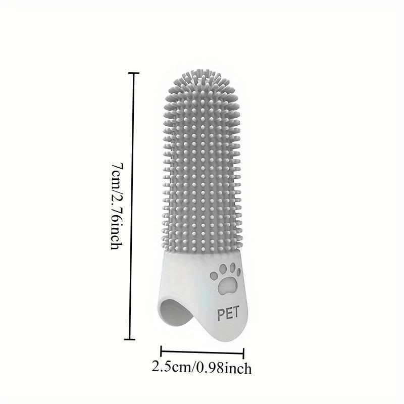 

1pcs Pet Toothbrush Silicone Finger Cover for Cats and Dogs 360 Degree Anti Bad Breath Oral Cleaning Toothbrush Finger Cover