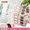 Vysoce kvalitní keramický řemínek k hodinkám pro Rossini Guess Ebo Watch King Ocelový řemínek náramek 16 18mm