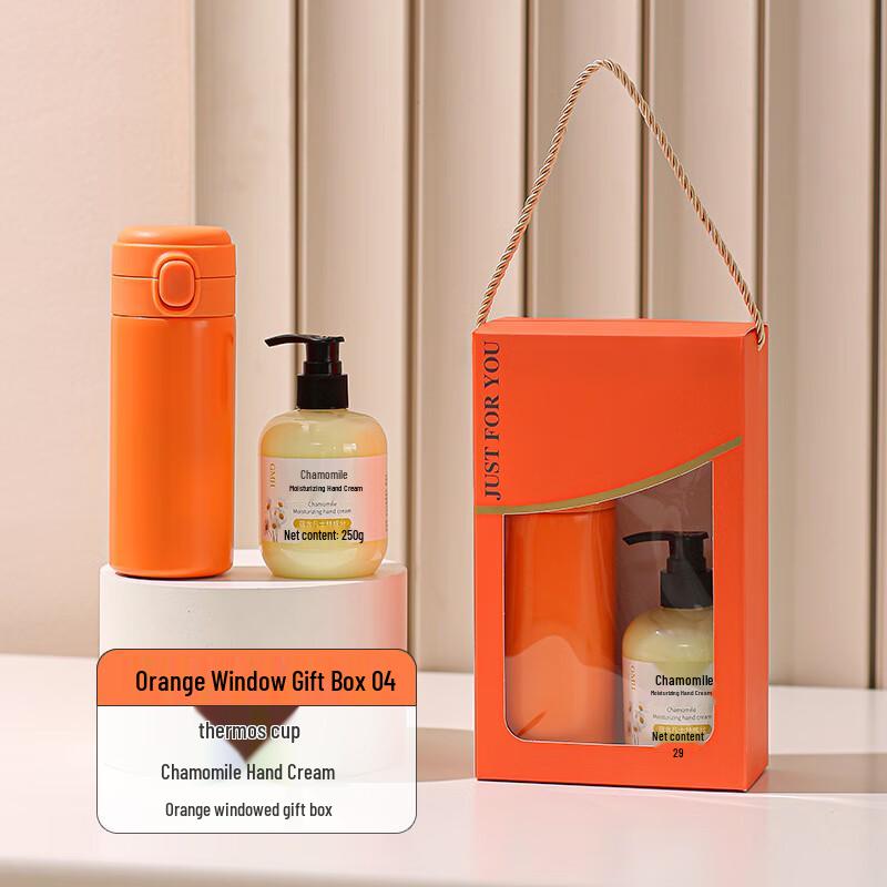 Celebration Gift Set with Thermos and Hand Cream Gift Box-4