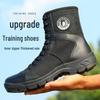 Men's Lightweight Summer Tactical Boots: Breathable High-Top Combat and Outdoor Martin Shoes.
