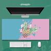Extra Large Anime Esports Mouse Pad with Stitched Edges for Men and Women, Computer Desk Mat and Keyboard Pad