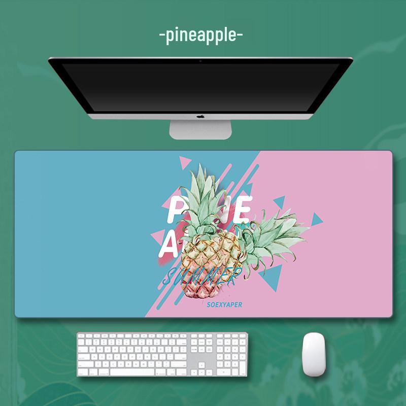 Extra Large Anime Esports Mouse Pad with Stitched Edges for Men and Women, Computer Desk Mat and Keyboard Pad