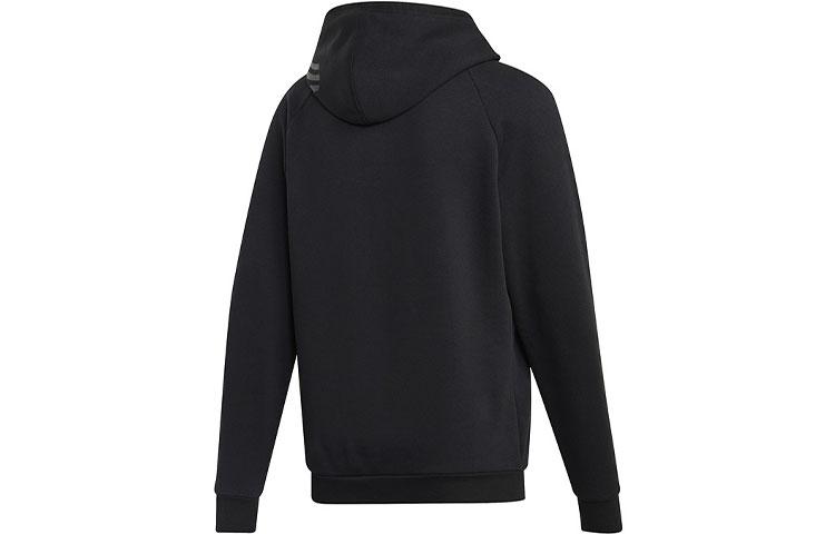 adidas Sweatshirts Men's Black Hooded Moderate Regular DY5821
