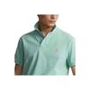 Polo Ralph Lauren Solid Color Logo Embroidered Casual Short Sleeve Polo Shirt Men tops Sea-Green 710680784-281