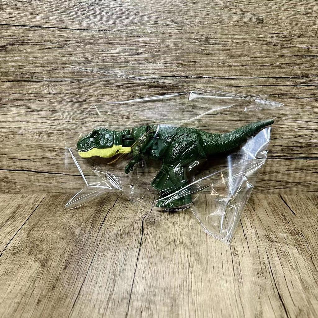 18Cm Biting Green Red Tyrannosaurus Rex Dinosaur Hand Control Spring Swing Decompression Fingertip Kids Toy Birthday Boy Gift