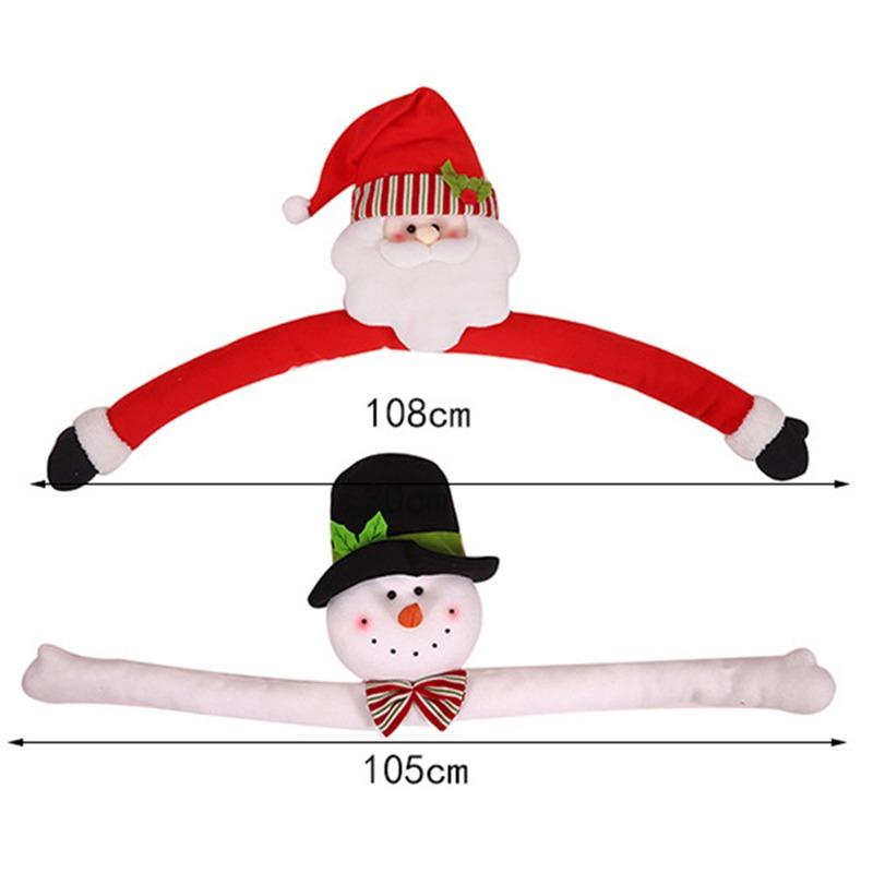 Cute Hugs The Tree Doll Santa Claus Snowman Christmas Tree Ornament Festive Decor Noel Atmosphere Cloth Xmas New Year 2025