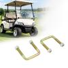 Golf Cart Replacement U-Bolt 1Pair with Metal Construction for Nut-Tightened Fastening during Installation and Golf Cart Maintenance