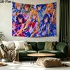 Magic Saylor Girls Wall Tapestry Aesthetic Wall Hanging Printed Fabric Blanket Decorative Tapestries for Bedroom Living Room Home Decor