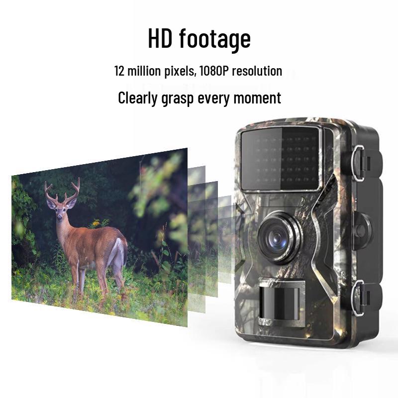 HD Night Vision Wildlife Tracking Camera - Forest Waterproof Sensor for Hunting