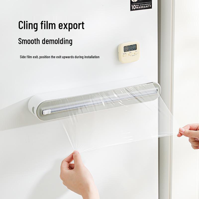Magnetic Adjustable Plastic Wrap & Foil Cutter for Kitchen