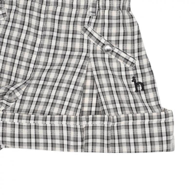 Hazzys Kids Check Pants Htm12ps54m Bk