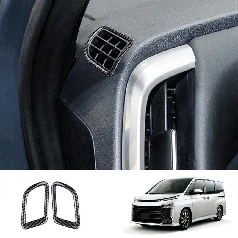 ABS Carbon Fiber For Toyota Voxy 90 Series Interior Accessories Window Switch door handle AC outlet cover RHD small air vent