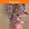 Highend Glass Artistic Taiji Bagua Bracelet Vintage Chic Handcrafted Jewelry