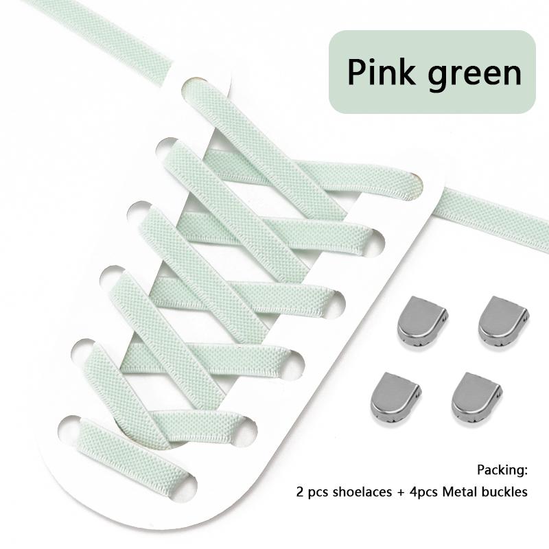 Elastic Laces Sneakers No Tie Shoe Laces 8MM Widened Flat Shoelaces Without Ties Kids Adult Sports Shoelace Shoes Accessories