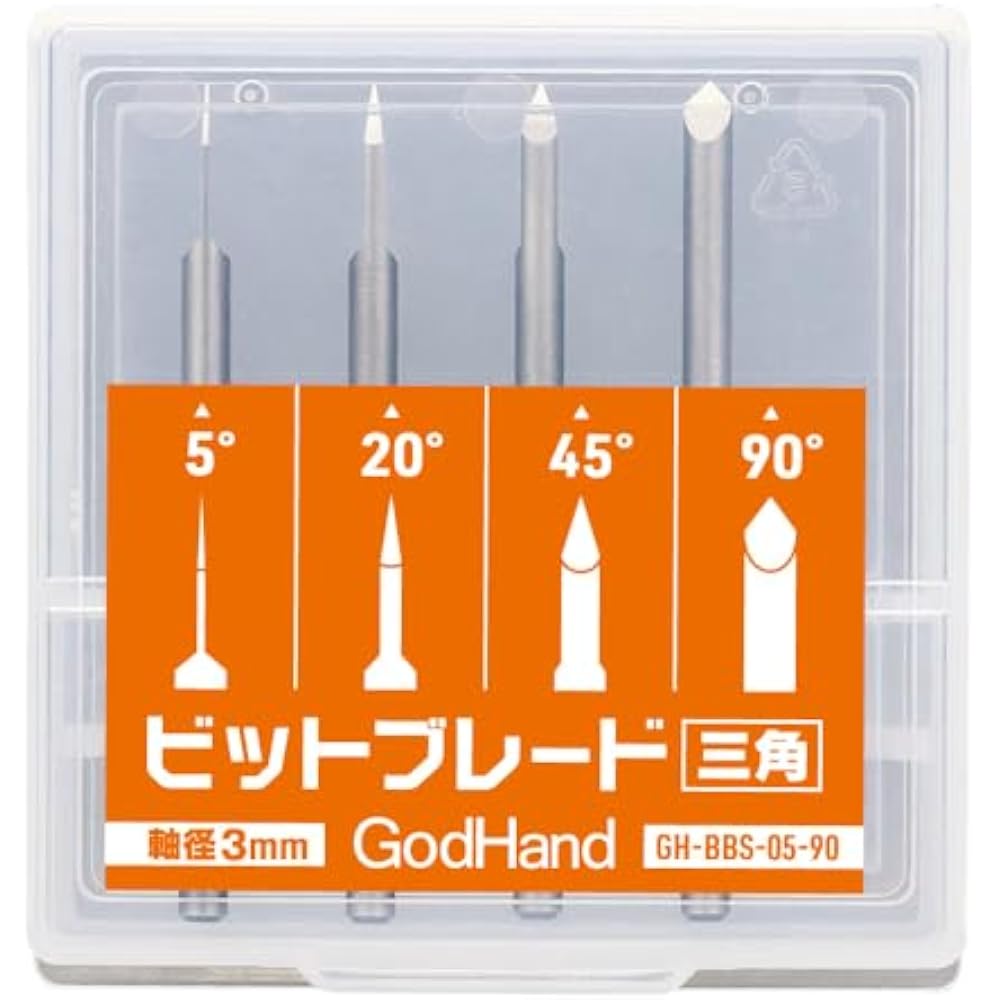 GodHand (GodHand) GH-BBS-05-90 Набор из 4-х triangularных мечей-лезвий для хобби