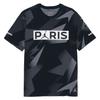 Air Jordan x Paris Saint-Germain Bedrucktes T-Shirt Schwarz Grau BQ8387-010