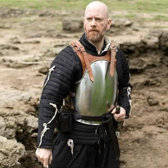 Medieval Chest Armour Made Steel And Leather Larp Fantasy Cosplay Costume