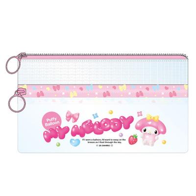 K Company Sanrio Characters Clear Double Zipper Pouch My Melody SAC-CWF-MM