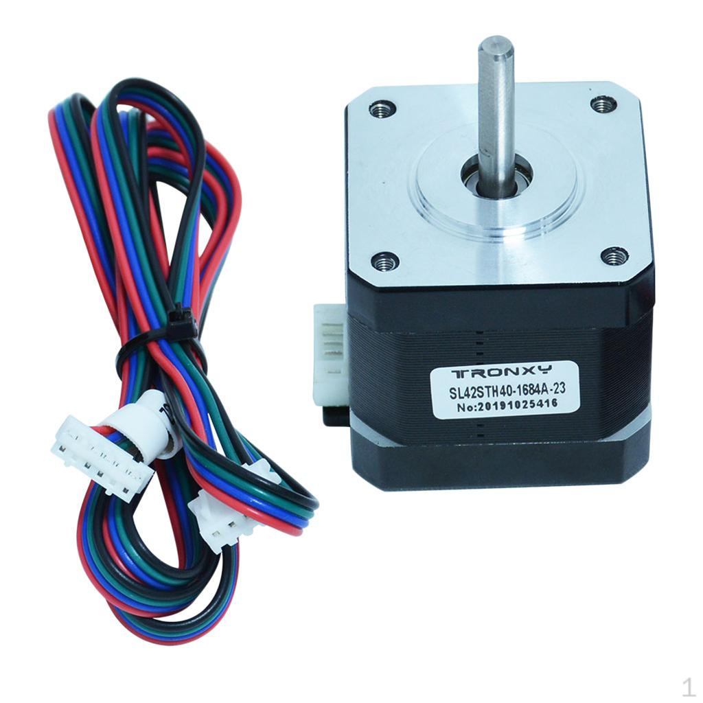 

Stepping Motor SL42STH40-1684A 1.8A 78Oz With Cable For 3D Printer Machine