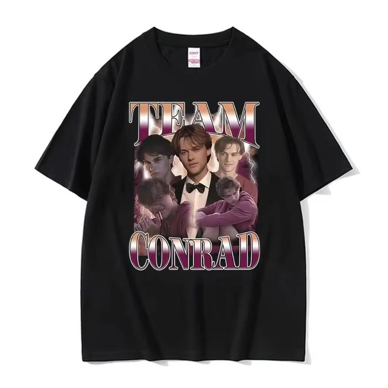 Unisexs clothing Harajuku retro highquality Tshirt comfortable street wear Team Conrad Fisher Cousins beach print Tshirt S