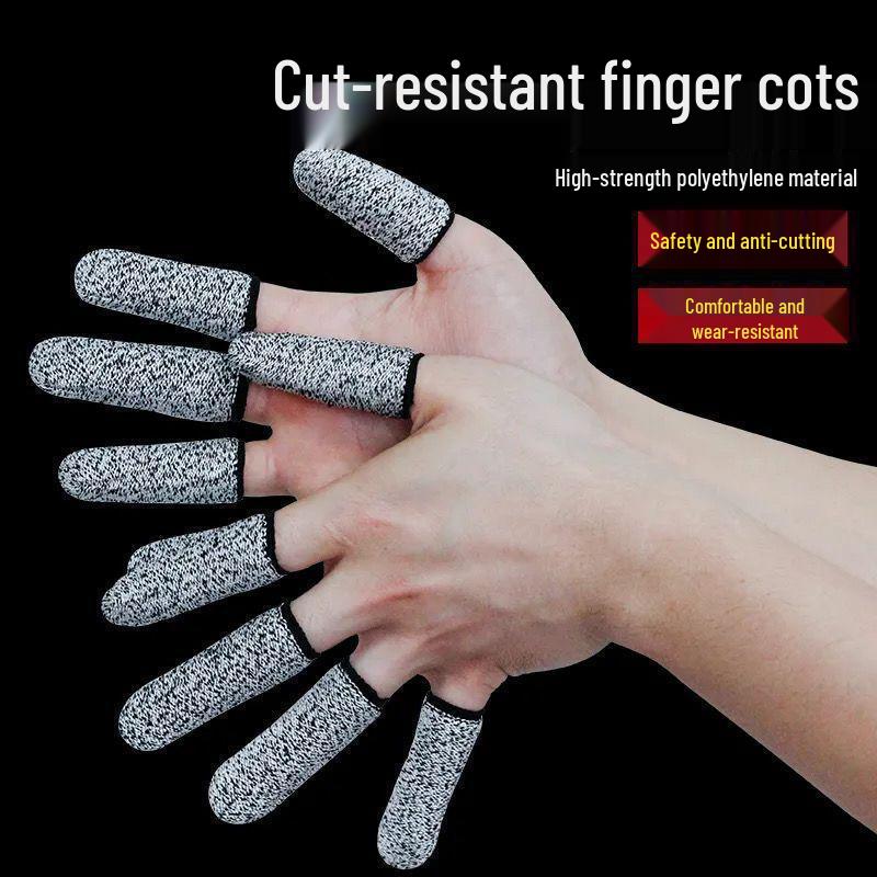 Exklusiv für Neueinsteiger: Schnittfeste Fingerschutzhüllen - Verschleißfeste Schützer für die Gartenarbeit
