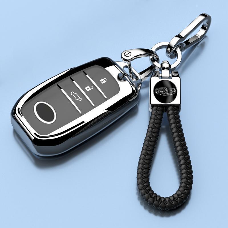 Luxus Schlüsselanhänger-Anhänger für 2025 Toyota Highlander – Unisex, Vollständig geschlossene Schnalle mit 380T Hybridkette