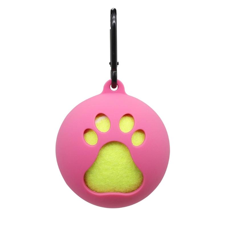 Portable Tennis Ball Holder Convenient Pet Ball Holder with Hands Free Dog Leash Attachment for Active Pets Easy Install