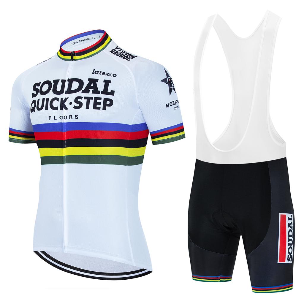 Heren Wielerkleding Set Quick Step Kleding 2026 Fietsen Kleding Zomer Fiets Jersey Fietsjas Man Lente Korte Broek Koersbroek