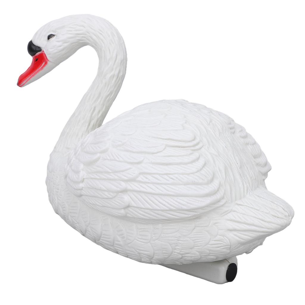 Swan Pond Decoration Plastic Floating Swan Decor Vivid for Courtyard Lawn Park Swimming Pool Outdoor Area