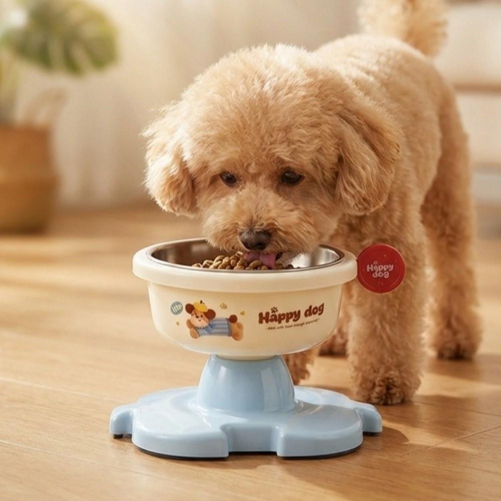 Neck Protection Anti-Choking Cat Bowl Cartoon Cat Drinking Bowl Cat Food Container  Home Indoor