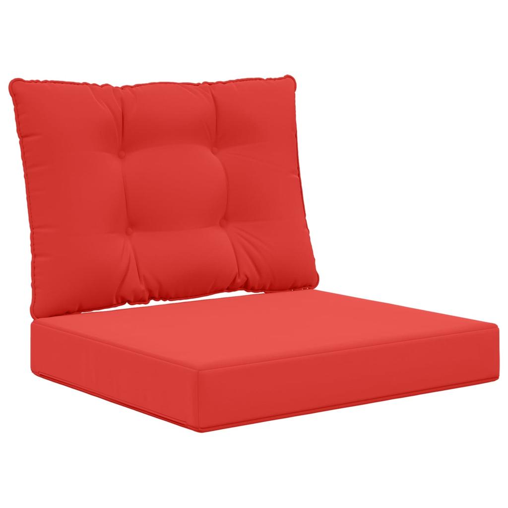 Outdoor Sofa Cushions 2 Pcs Red Polyester