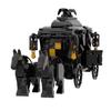 Wolf Knight Warrior Building Blocks – Medieval Castle Horse Soldier Toy with Sword, Axe, Bow, Shield & Cloak for Boys
