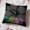 fashion a-Alba Rosa Cushion Cover Premium Comfort Reversible Pillow Cove -Two in One Design for Any Room & Car Interior